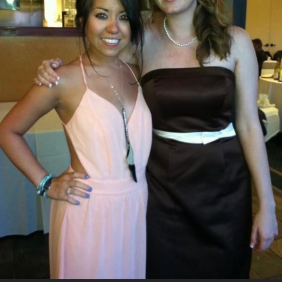 Strappy Open Back Peach Maxi Dress Lulu’s - Picture 10 of 11